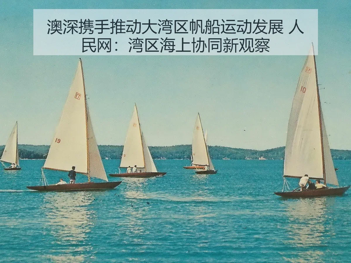 澳深携手推动大湾区帆船运动发展：湾区海上协同新观察